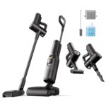 roborock F25 BX Nass Trockensauger, 180° Flach absenkbar, Kabelloser Staubsauger und Mopp in einem mit 20.000 Pa, 90°C Heißluft-Schnelltrocknen & Hochtemperatur-Selbstreinigung, kein Verheddern
