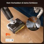 roborock F25 GT Nass Trockensauger, 180° Lay-Flat Saugwischer, 90°C Hochtemperatur Selbstreinigung, 20.000 Pa Akku Staubsauger mit Wischfunktion, Wischsauger Kabellos Anti-Tangle für HarteBoden